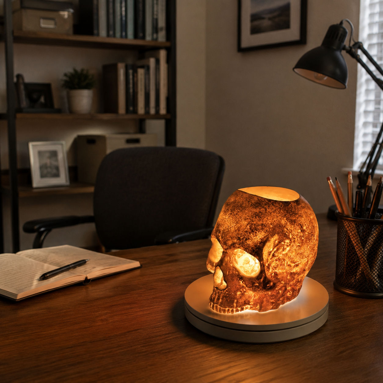 The Hollow Relic — LED Skull Mood Light