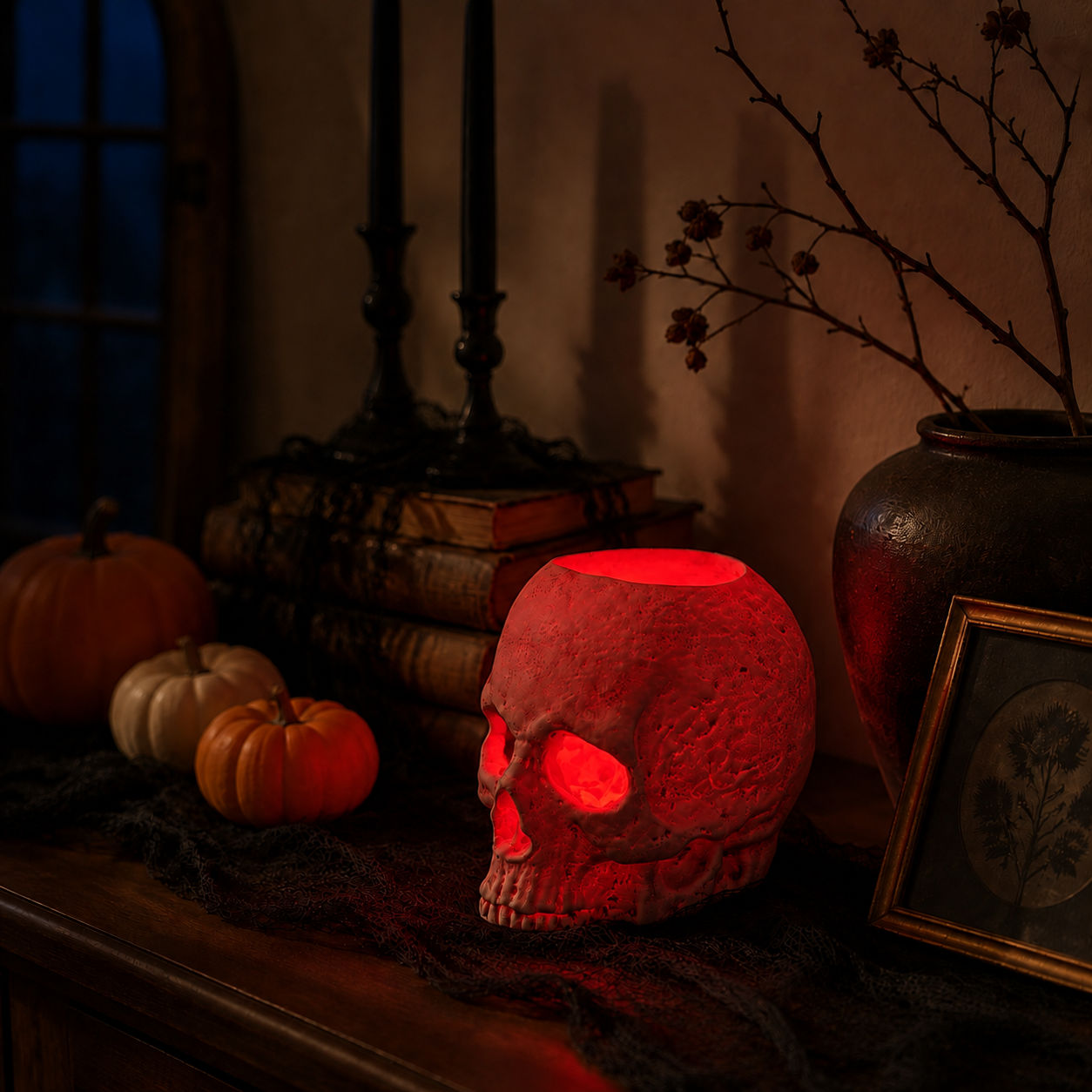 The Hollow Relic — LED Skull Mood Light