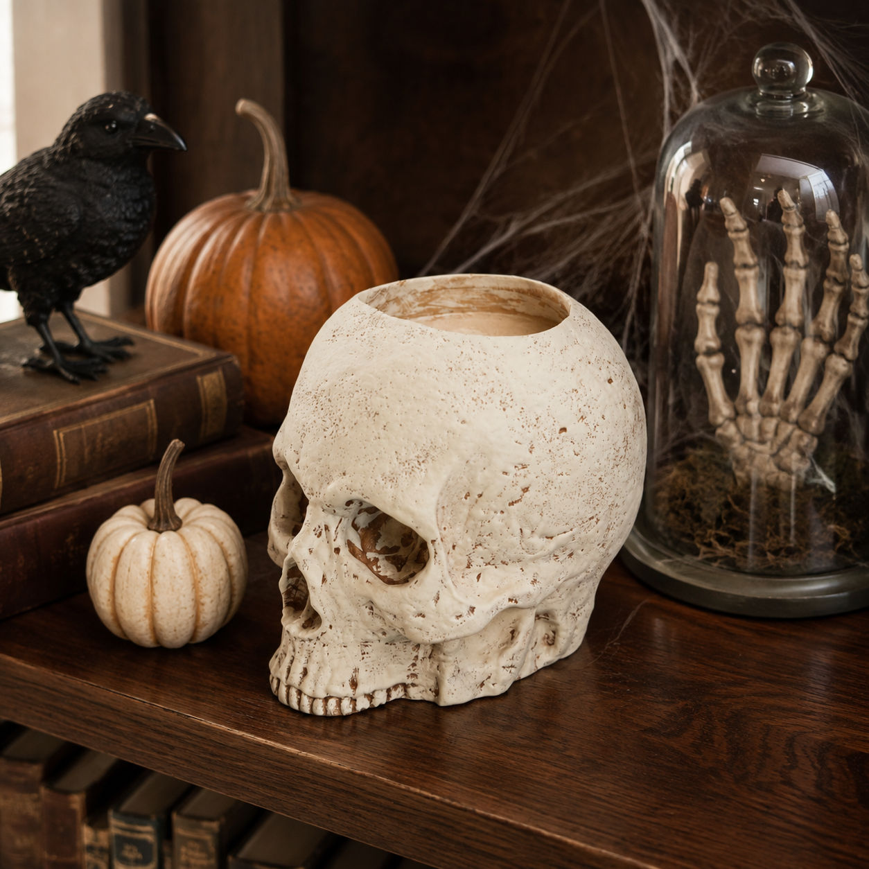 The Hollow Relic — LED Skull Mood Light