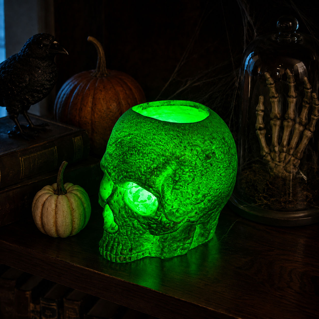 The Hollow Relic — LED Skull Mood Light