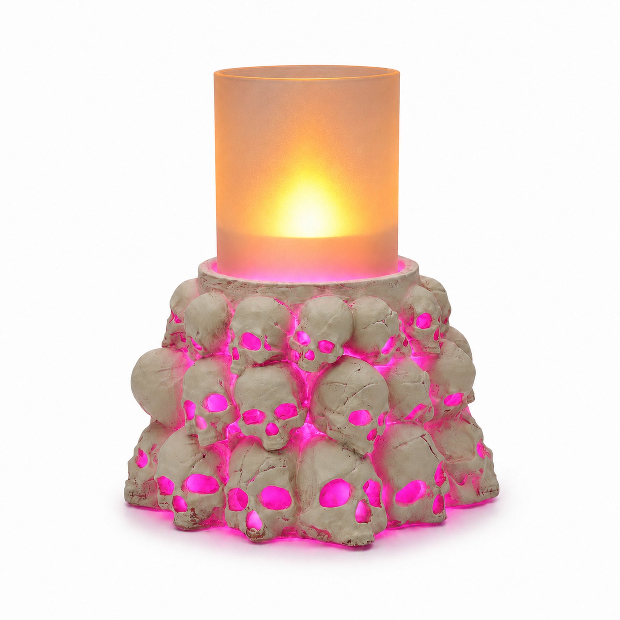 The Ember Warden — Dual-Zone Skull Mood Light