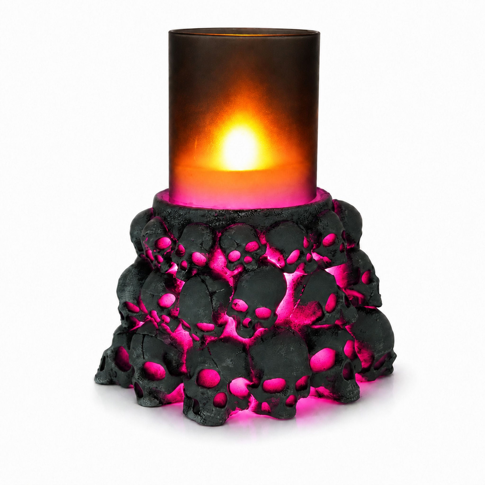 The Ember Warden — Dual-Zone Skull Mood Light