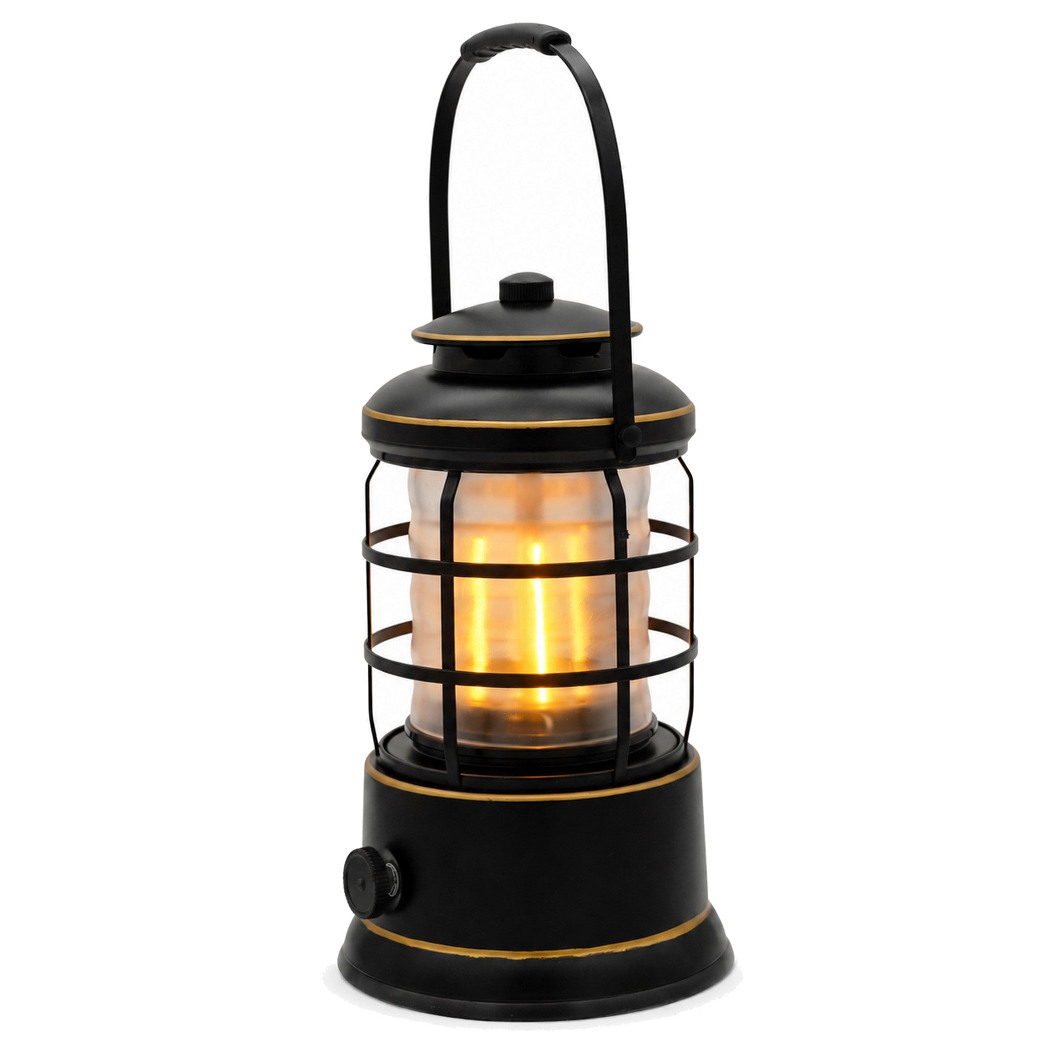 LIVILLA Heritage Outdoor LED Lantern in Vintage Black