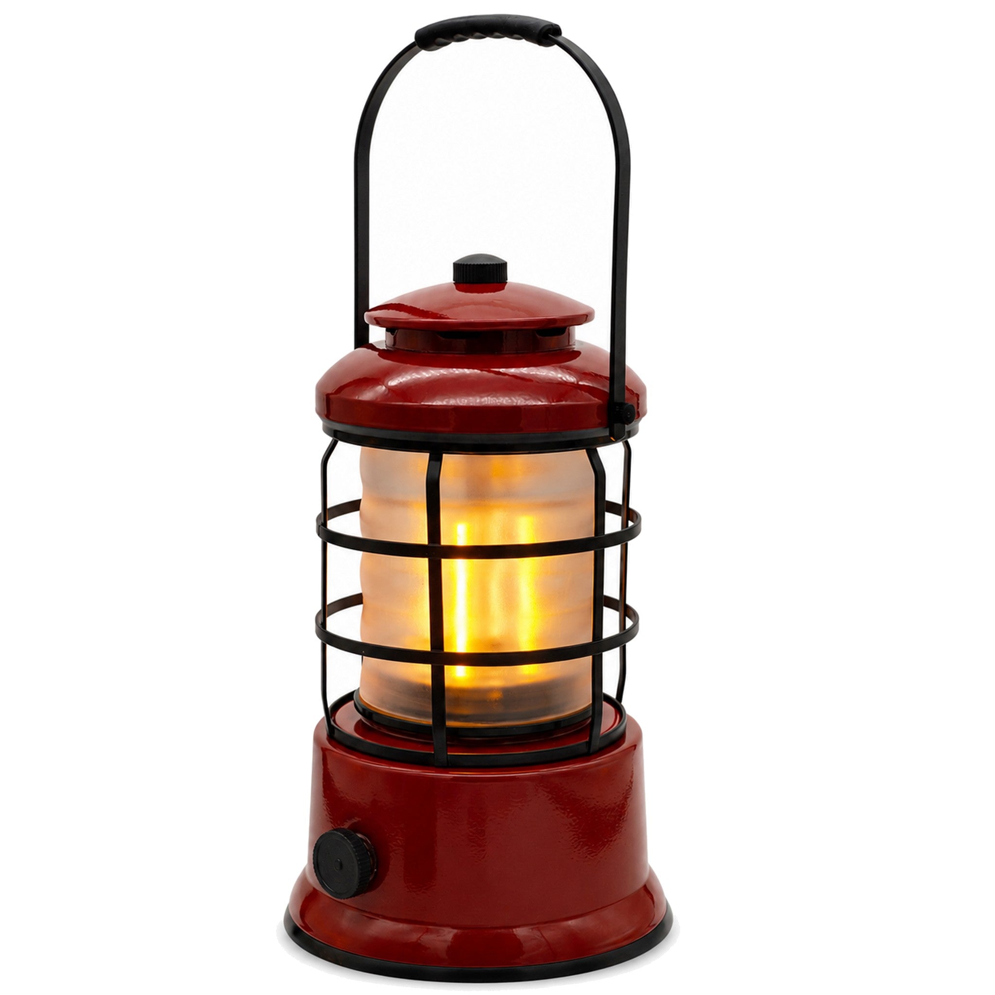 LIVILLA Heritage Outdoor LED Lantern in Vintage Red